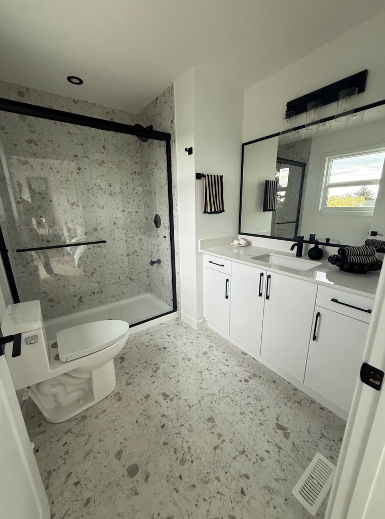 Luxury tiled bathroom